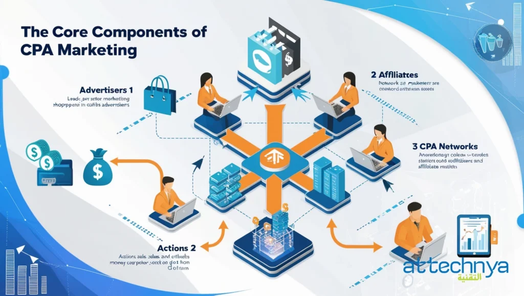 مكونات التسويق بالعمولة CPA
